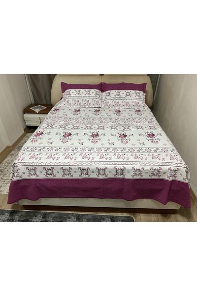 ASL HOME Double Personal Battal Size Bed Cover (Pi̇ke)