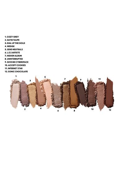 M.A.C Richly Structured and Lasting Intensely Pigmented 12 Shadow Palette - Unfiltered Nudes 12.2 G