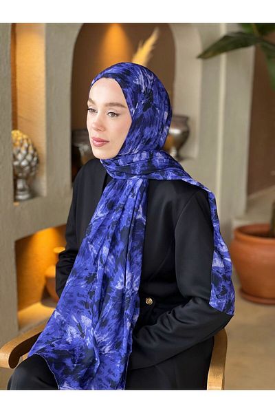 Modakaşmir Loop Pattern Bamboo Shawl