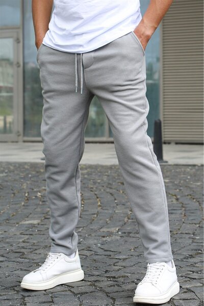 Madmext Фарбовані сірі штани Relaxed Fit Jogger 5480