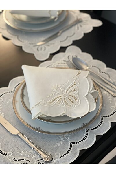 Tiniminatelier Kelebek Nakış Amerikan Servis 6lı