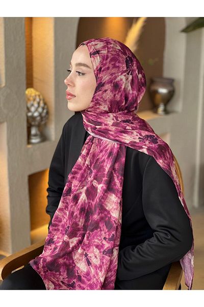 Modakaşmir Loop Pattern Bamboo Shawl