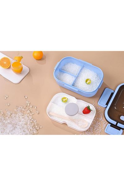 YAH Creation YAH Bento HL Lunch Box 2-Layer, 6-Compartment, Leak-Proof, BPA-Free, Microwave & Dishwasher Safe.