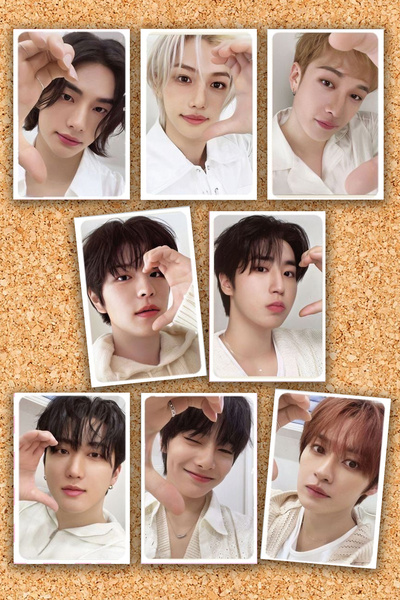 Pankart Evi Set de cărți foto K-Pop Stray Kids 8 piese - Decorare clipboard Kpop