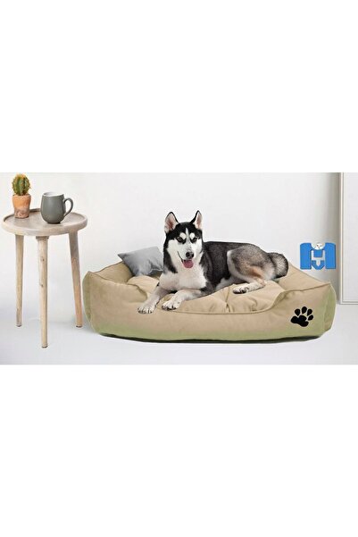 BAAÇ Ultrasoft Mukavemetli Battal Boy Köpek Yatağı Yıkanabilir Ürün / Kemik V...