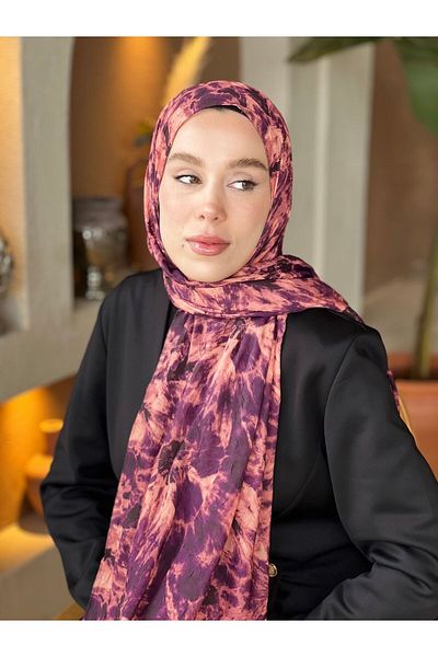 Modakaşmir Loop Pattern Bamboo Shawl