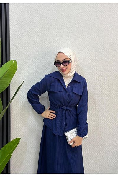 HB MODA COLLECTİON Σετ Hijab Φούστα