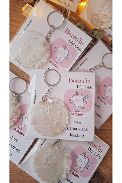 sevgiliatolyemm mutluluk getirmesi dileğiyle DİŞİM ÇIKTI 10 ADET ANAHTARLIK DİŞ BUĞDAYI HEDİYELİK