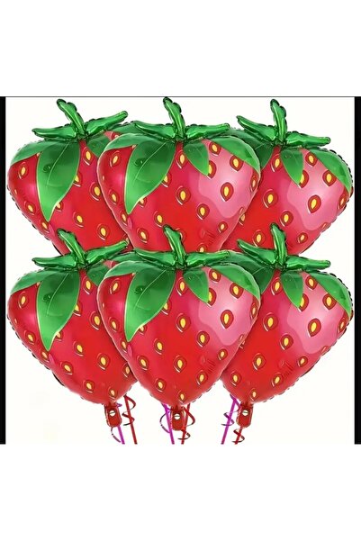 ALYA PARTİ Çilek Folyo Balon Büyük Boy
