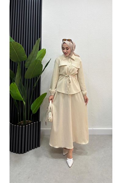 HB MODA COLLECTİON Σετ Hijab Φούστα