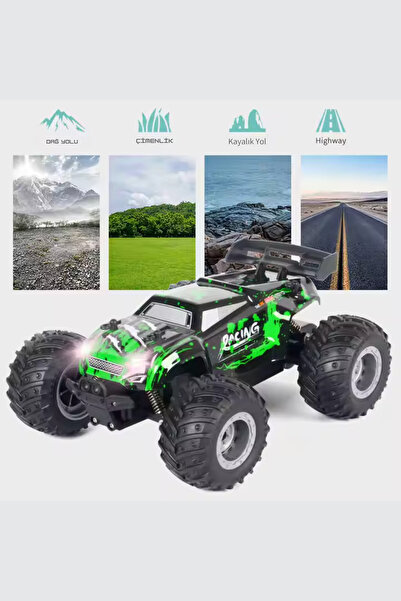 welcomein Uzaktan Kumandalı Full Fonksiyon Işıklı 2.4G 1:18 Şarjlı High Off Road Araba +20 Km Hız