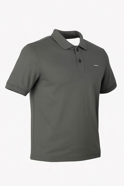 trender Polo Neck Dark Green Men's T-Shirt 2061