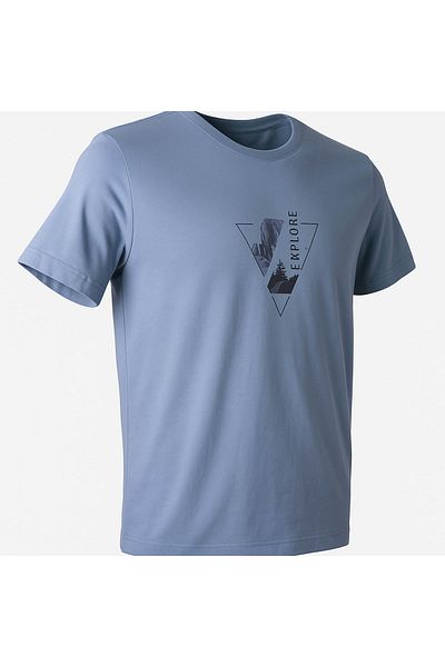 trender City Epic Print Blue Men's T-Shirt