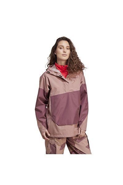 adidas Terrex Xploric Women's Pink Raincoat (Jd8370)