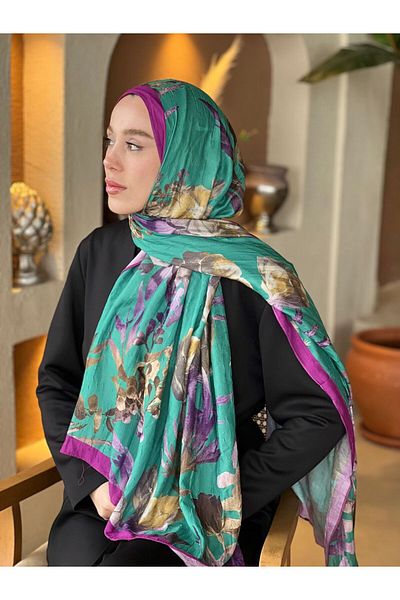 Modakaşmir Σάλι μπαμπού Carla Pattern