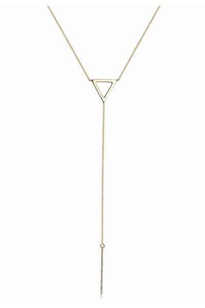 ELLI Necklace Necklace Y-chain Triangle 925 Sterling Silver