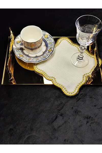 Nakıs bahcesi 6 bucăți șervețele pentru servirea cafelei, șervețele pentru co...