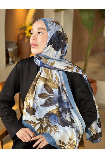Modakaşmir Şal din bambus cu model Carla
