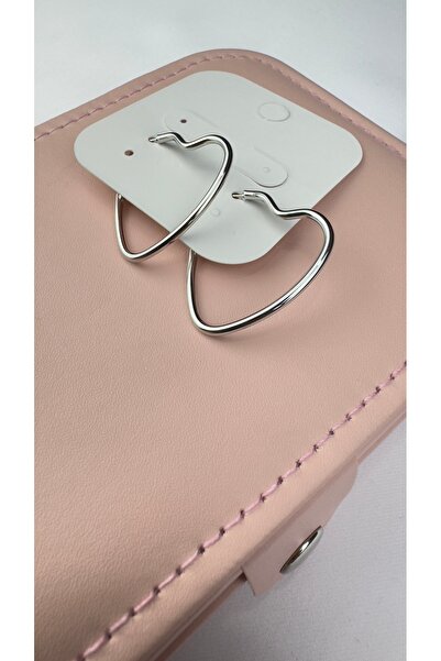 lilith accesuary Silver Color Heart Earrings, Women's Earrings, Gift Wrapped