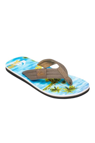Quiksilver Molokai Layback Ii Men's Blue Slippers Men's Slippers Aqyl101339