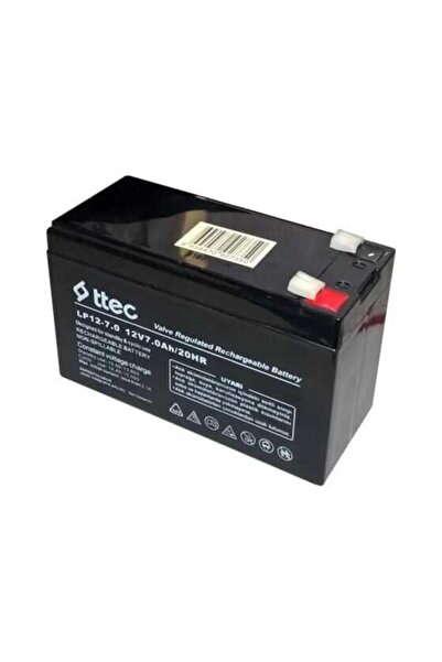 Ttec 12V 7Ah-20Hr Base Bakımsız Kuru Akü