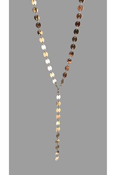 AurorAccessory قلادة فولنتا شوب الذهبية بتصميم بول موديل واي، قلادة منخفضة ال...