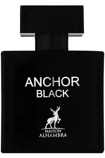 Maison Alhambra Anchor Black Eau de Parfum Spray for Men by Maison Alhambra, 3.4 oz