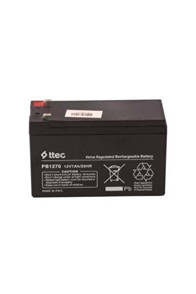 Ttec 12 Volt 7 Amper Pilsan Snappy Akülü Araba Çocuk Oyuncak Araba Aküsü 12v 7ah