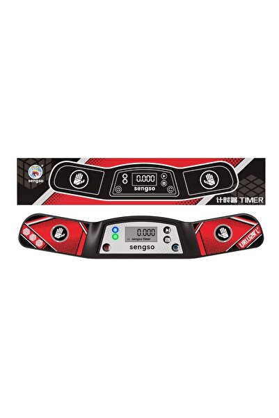 Choice أحمر [ECube] مؤقت مكعب سحري من سينجسو، مؤقت مكعب سحري احترافي من موفان...