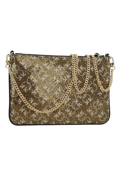PİNKO Flat Classic Clutch Tasche Leder 25 cm