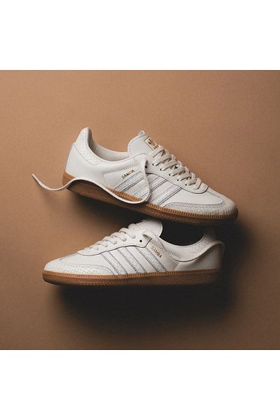 adidas Samba Og حذاء كاجوال بيج للجنسين - IF1985