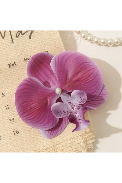 Choice 5pcs Rose Red 5/10pcs Phalaenopsis Artificial Butterfly Orchid 9.5CM Fake Flowers Heads Wedding Deco
