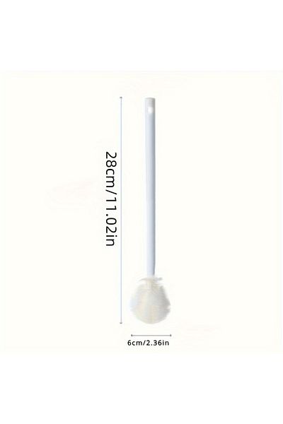 Choice 1pc Foldable 360 degree comprehensive cleaning silicone brush with long handle design, reusable for