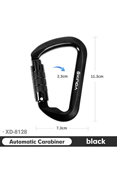 Choice حلقة تسلق خارجية أوتوماتيكية سوداء من شيندا، تسلق الصخور، هبوط الجبال،...