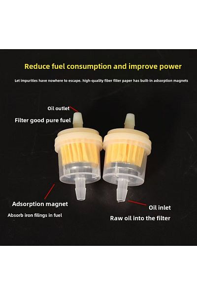 Choice Universal 10Pcs/set 6mm Hose Motorcycle Petrol Gas Fuel Gasoline Oil Filter For Scooter Motorcycl...