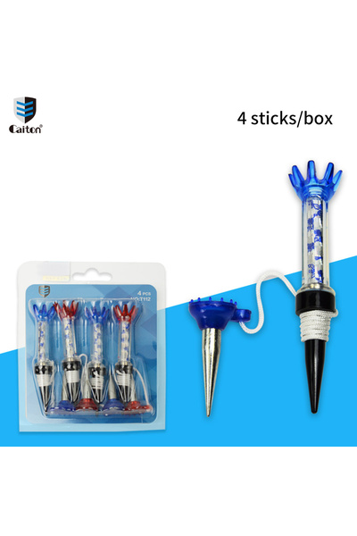 Choice أوتاد جولف بلاستيكية ملونة من كايتون باللونين الأحمر والأزرق - عبوة من...