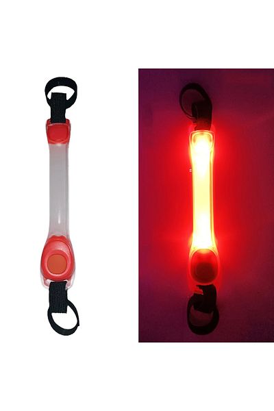 Choice Red Waterproof Dog Anti-lost Safety Glowing Collar,multi-color Pendants And Outdoor-ready Flashing L