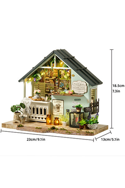 Choice DA-006 بدون غطاء DIY Mini Doll House 3D Puzzle Assembly Building Model...