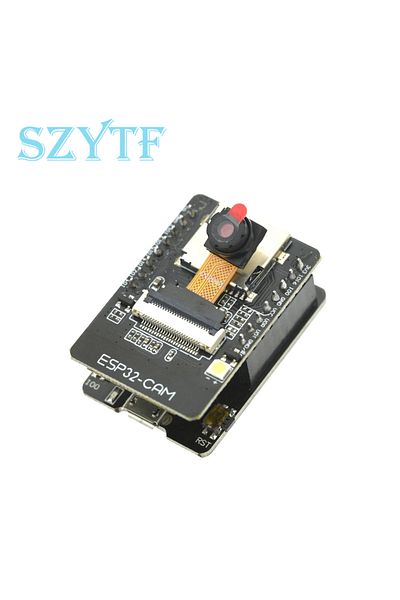 SZYTF مجموعة ESP32-CAM مكونة من قطعتين وحدة واي فاي ESP32-CAM إلى لوحة تطوير ESP32 CAM متوافقة مع واي فاي وبلوتوث 5 فولت