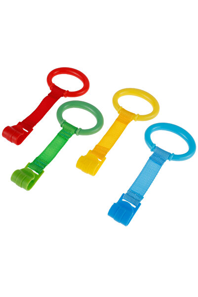 Choice1 4 قطع 4/8 قطع حلقات سحب سرير الطفل مساعد تمارين المشي للطفل حلقات سحب...