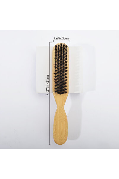 Choice فرشاة شعر كبيرة من شعيرات الخنزير، فرشاة شعر ناعمة للخلف، لتسريحة ذيل ...