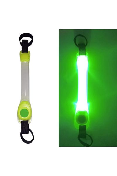 Choice Green Waterproof Dog Anti-lost Safety Glowing Collar,multi-color Pendants And Outdoor-ready Flashing