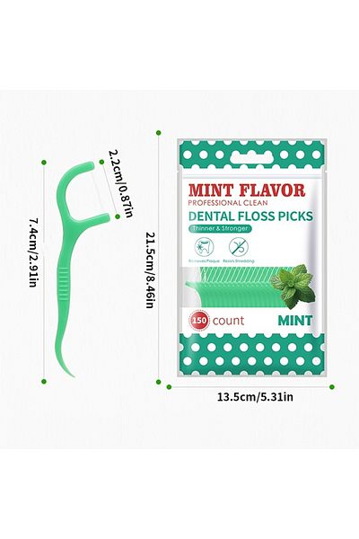Choice 300PCS mint flavored dental floss, toothpick, interdental brush, teeth cleaning