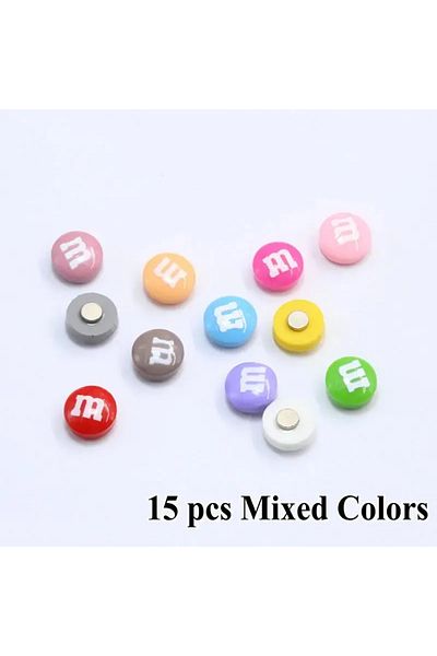 Choice 15pcs Mix Colors 5/10/15pcs Color M Refrigerator Magnets Message Note Photo Gifts Cute Home Magnetic