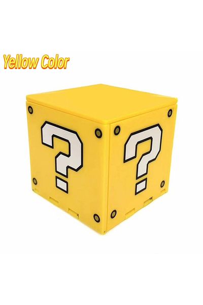 Choice Yellow Foldable 16 Slots Game Cards Box for NS Switch Game Cartridge Square Portable Storage Box for