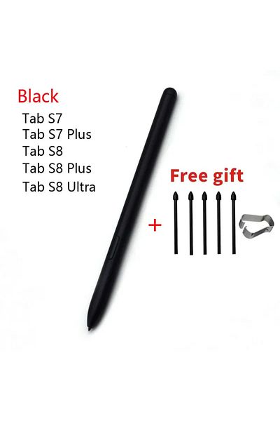 Choice قلم S Pen أسود لهاتف Samsung Galaxy Tab S6 Lite S7 FE S8 Plus S9 Ultra قلم S Pen لهاتف Samsung