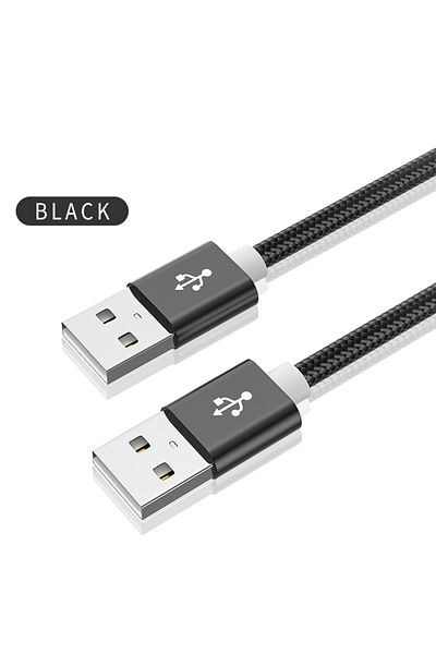 Choice كابل تمديد Kebiss USB إلى USB بطول 1.5 متر بلون السماء المرصعة بالنجوم باللون الأسود من النوع A من الذكور إلى الذكور لأجهزة الإشعاع