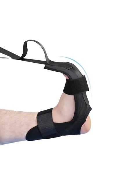 Choice Black Yoga Ligament Stretching Belt Foot Rehabilitation Strap Plantar Fasciitis Leg Training Foot An