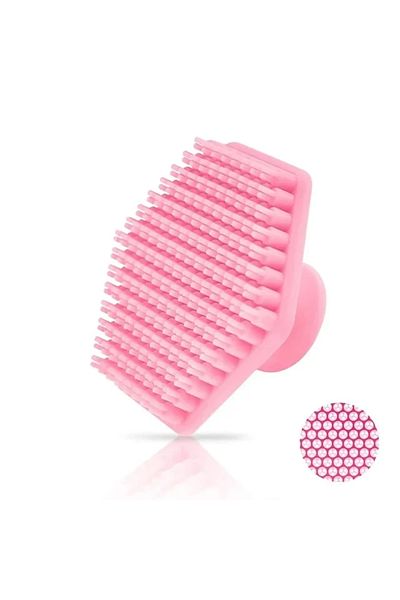 Choice Pink Silicone Facial Cleaning Brush Scrubber Men Miniature Face Deep Clean Shave Massage Face Scrub