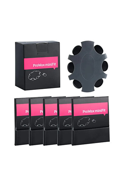 choice2 مجموعة واحدة (6 قطع) من فلاتر حماية شمع المعينة السمعية من أوتيكون، مجموعة تنظيف شفافة بديلة من برو واكس ميني فيت، ملحقات